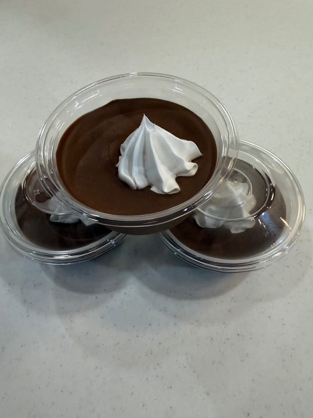 Chocolate Mousse.