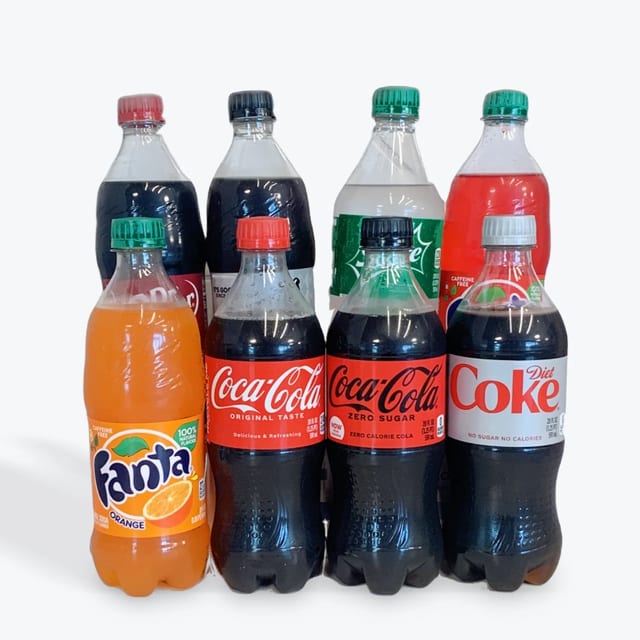 Soda Bottles.